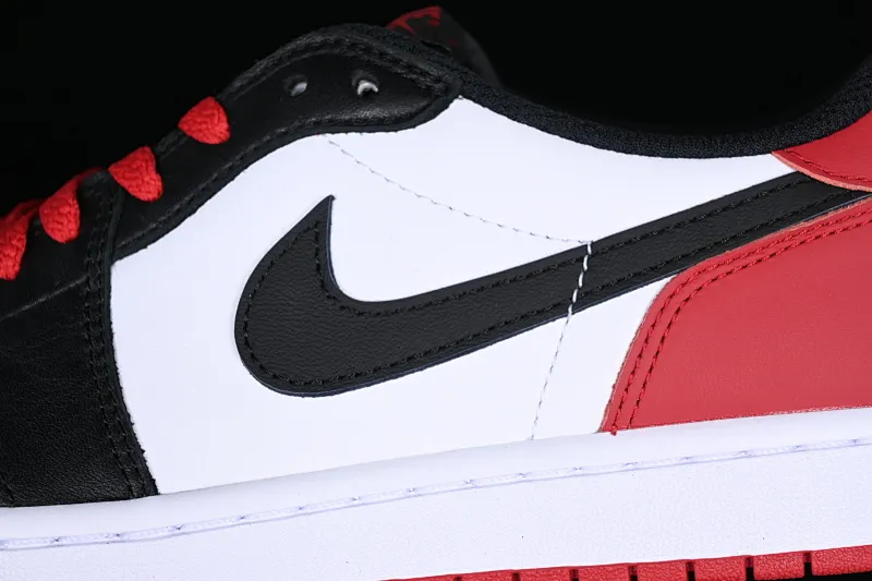 All categories Air Jordan Jordan series basketball shoes Air Jordan 1 Low LJR version Air Jordan 1 Low "Black Toe" AJ1 Joe 1 new black toe cultural and leisure sports sneakers CZ0790-106